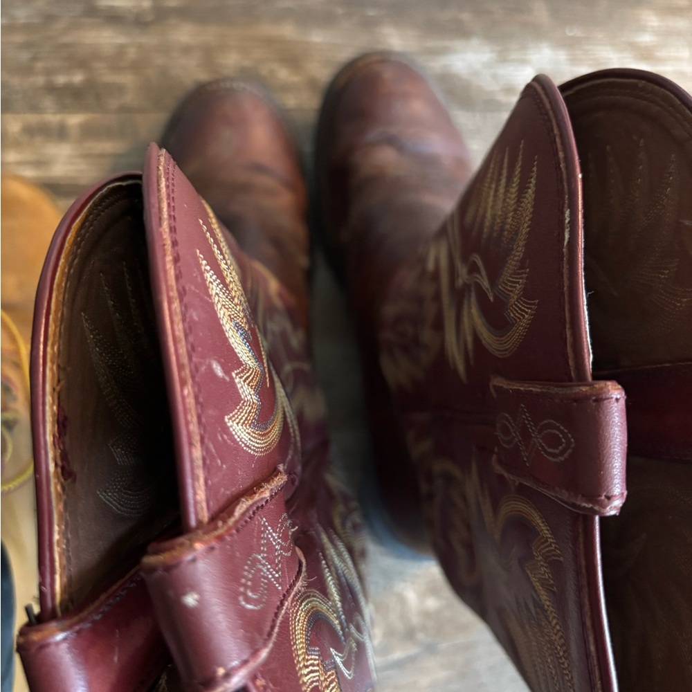 Men's Brown Leather Western Boots